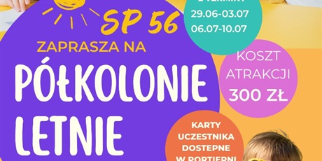 Akcja Lato 2026 - półkolonie w SP56