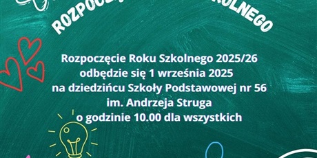 Rozpoczęcie roku szkolnego 2025/2026