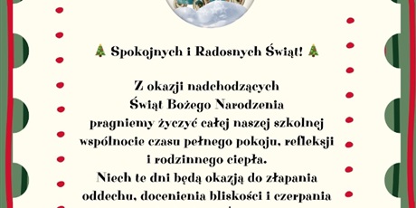 Życzenia Świąteczne