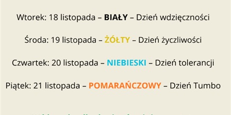 Powiększ grafikę: Kolorowy Tydzień 